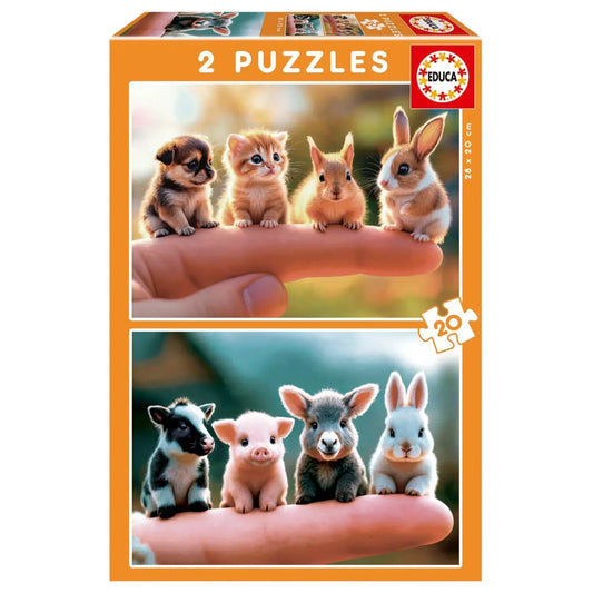 2x20 BEBÉS ANIMALES F
