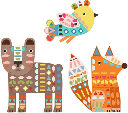 Create with papers - 3 giant animals