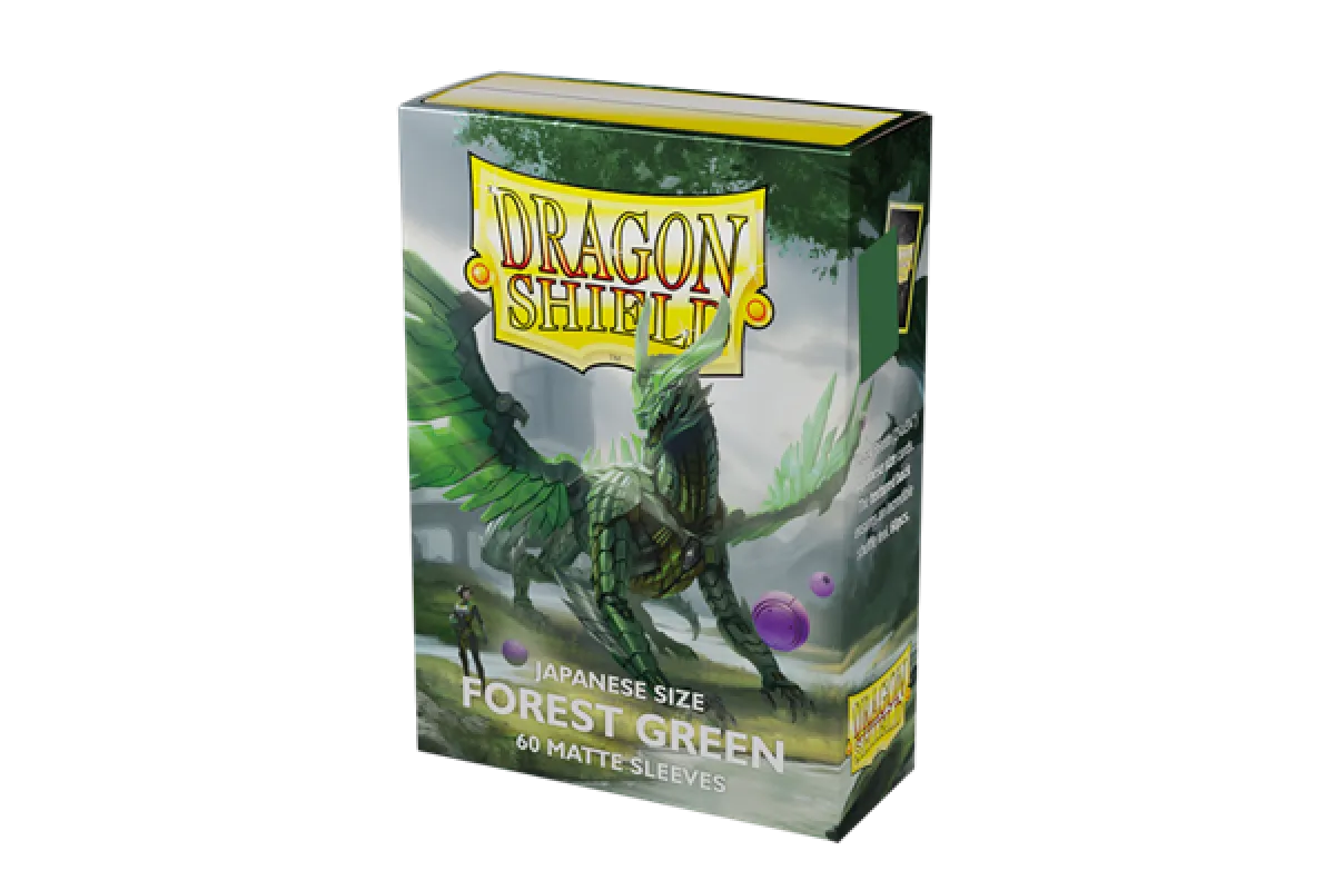 Dragon Shield: Japanese Matte – Forest Green (60)