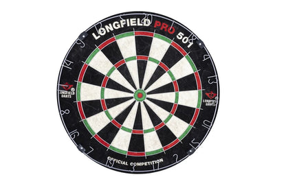 Dartboard Pro 501, Chin sisal, staple-free bull, round wire / PU 4