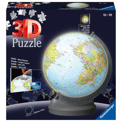 3D Puzle Globuss ar gaismu 540