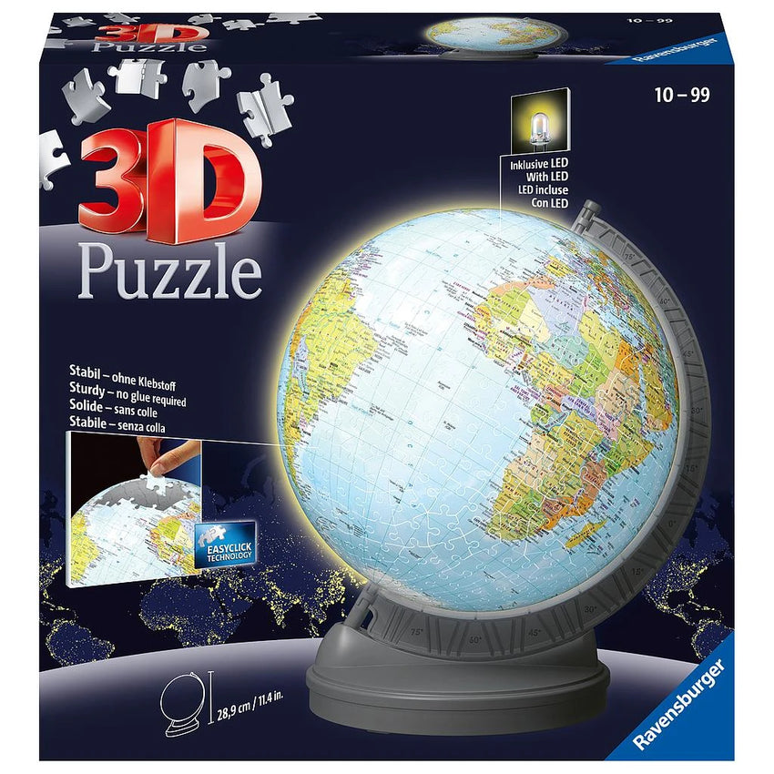 3D Puzle Globuss ar gaismu 540