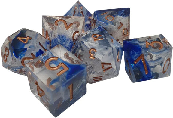 Sharp Edge Dice Set (7) Arctic
