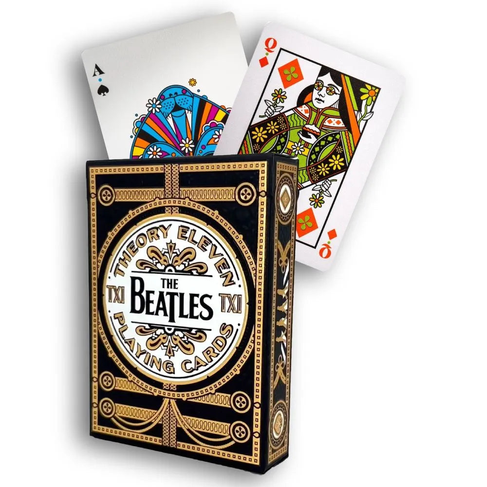 THEORY11 THE BEATLES SPECIAL EDITION - BLACK PLAYING CARDS