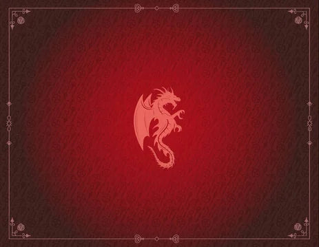 Neoprene Play Mat 90 x 70 cm Dragon Garnet Red