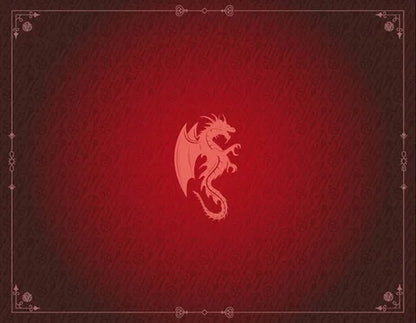 Neoprene Play Mat 90 x 70 cm Dragon Garnet Red