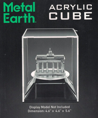 Brain Games LV Acrylic Metal Earth Display Cube 4.6"x 4.6"x5.6"