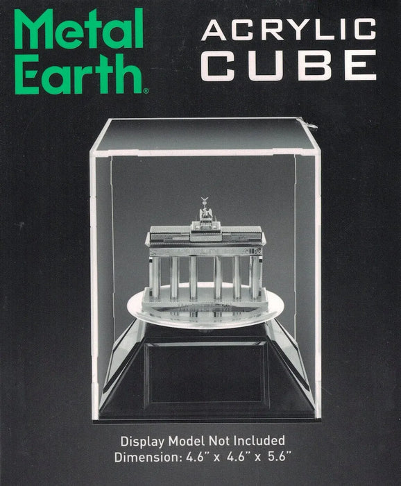 Brain Games LV Acrylic Metal Earth Display Cube 4.6"x 4.6"x5.6"