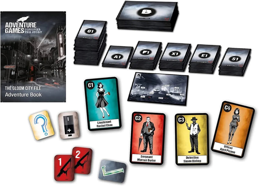 Brain Games LV galda spēles Adventure Games - The Gloom City Files