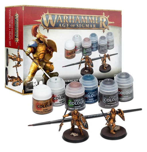 Brain Games LV Krāsošanas piederumi Age of Sigmar Stormcast + krāsu komplekts