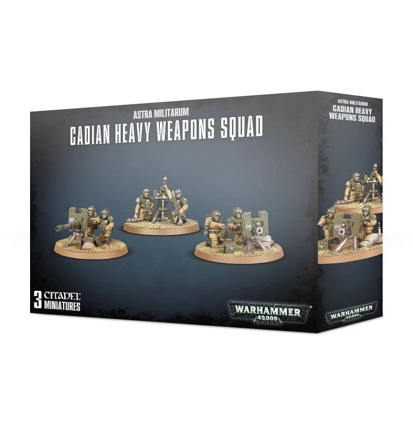 Games Workshop A/MILITARUM CADIAN HEAVY WEAPON SQUAD