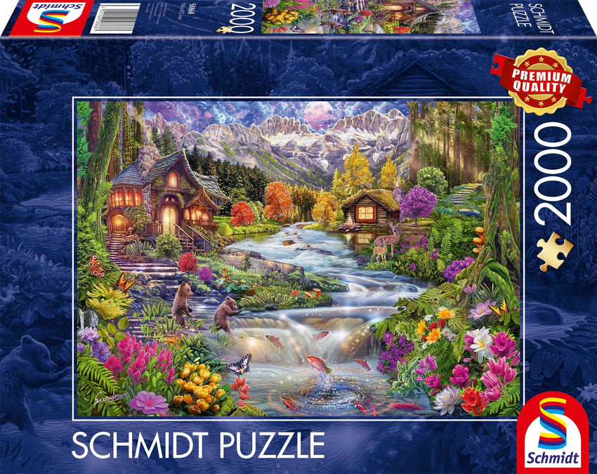 Brain Games LV An idyllic river in the mountains, 2000 pcs
