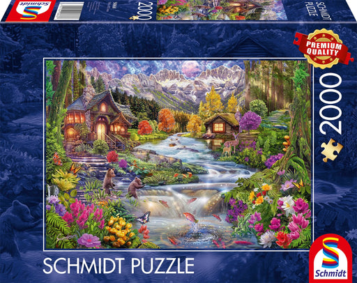 Brain Games LV An idyllic river in the mountains, 2000 pcs