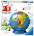 Brain Games LV Apaļā puzzle 72 Globuss