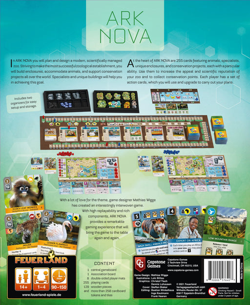 Brain Games LV galda spēles Ark Nova