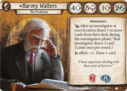 n/a galda spēles Arkham Horror: The Card Game - Harvey Walters (paplašinājums)