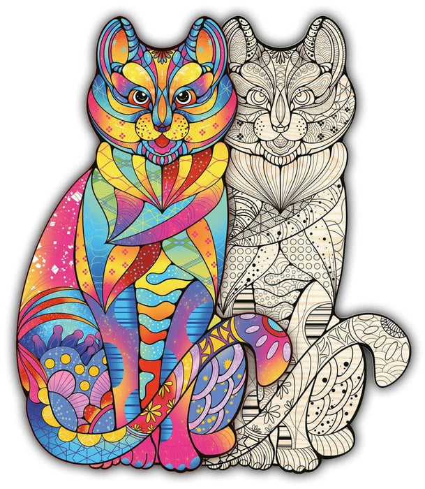 Brain Games LV Artefakt kaķa koka puzle