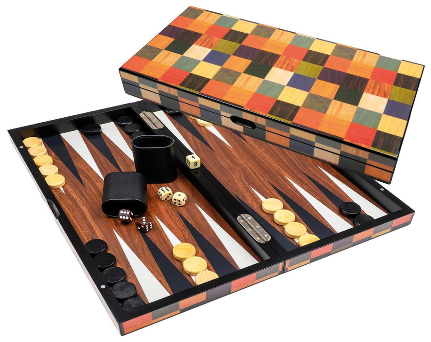 Brain Games LV galda spēles Backgammon Fourni, lieli, magnētiskā slēdzene.