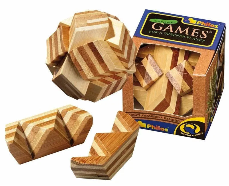 Brain-Games.lv Prāta mežģi Ball-Puzzle, Bambus