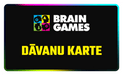 Brain Games LV gift card2 Gift Cards €10.00 Beztermiņa dāvanu karte ar pielāgotu logotipu