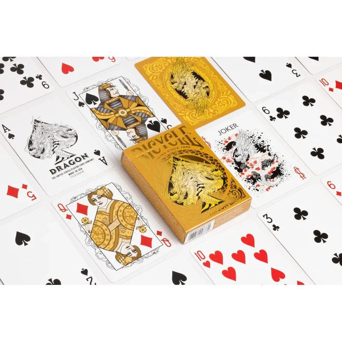 Brain Games LV BICYCLE GOLD DRAGON PLAYING CARDS