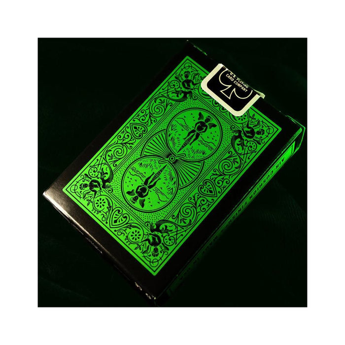 BICYCLE REVERSE (GREEN & BLACK) spēļu kārtis