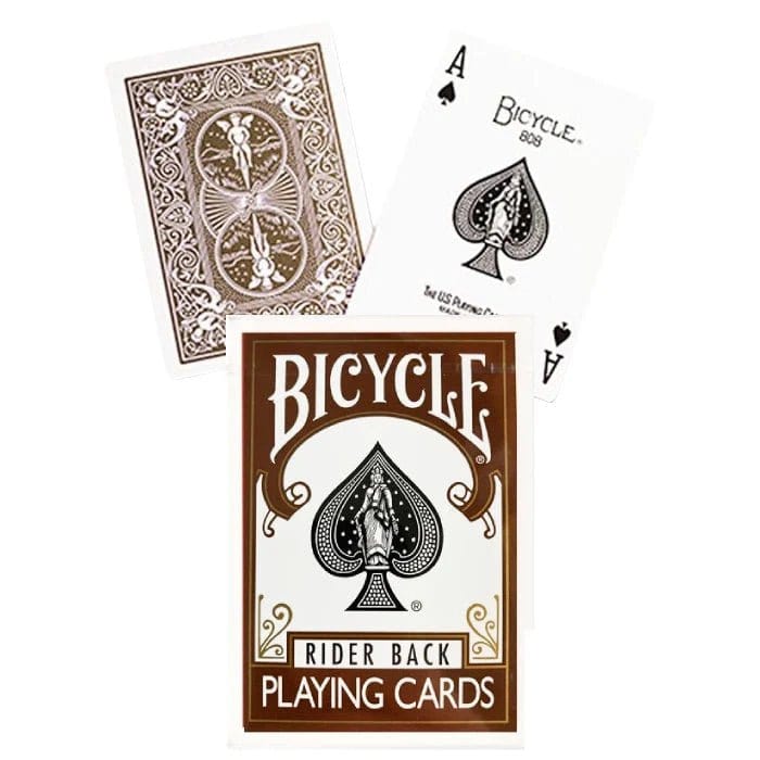 Brain Games LV galda spēles BICYCLE RIDER BACK STANDARD INDEX BROWN