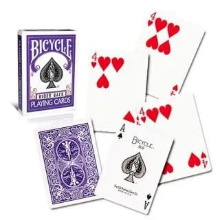 Brain Games LV BICYCLE RIDER BACK STANDARD INDEX VIOLET