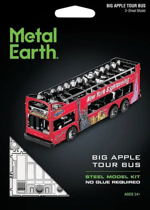 Brain Games LV Mēroga modelis Big Apple Tour Bus, metāla konstruktors