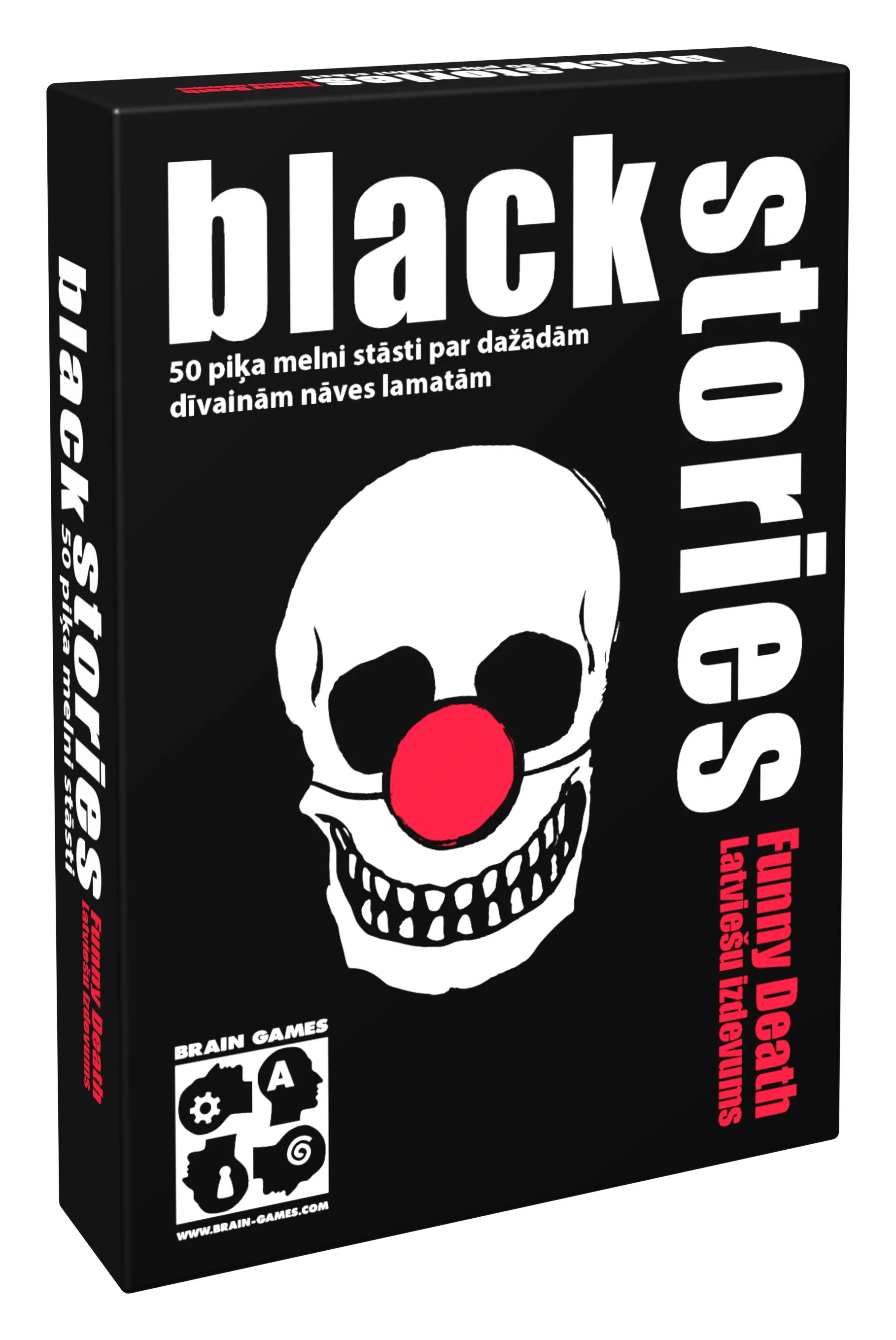 Brain Games galda spēles Black Stories Funny Death