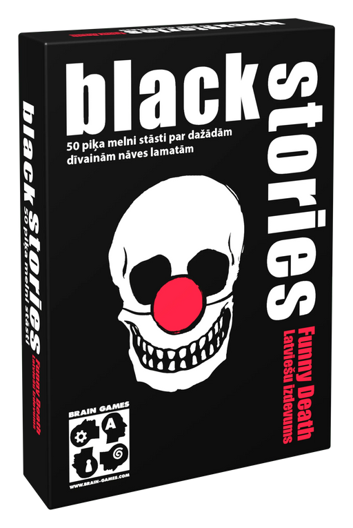 Brain Games galda spēles Black Stories Funny Death