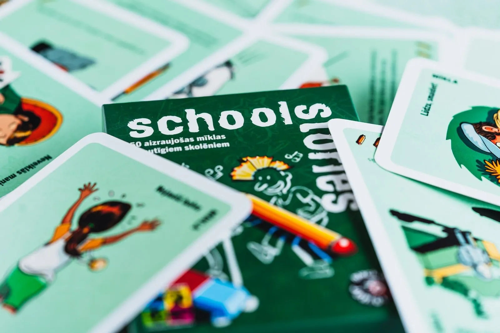BrainGames galda spēles Black Stories Junior: School Stories