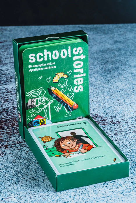 BrainGames galda spēles Black Stories Junior: School Stories
