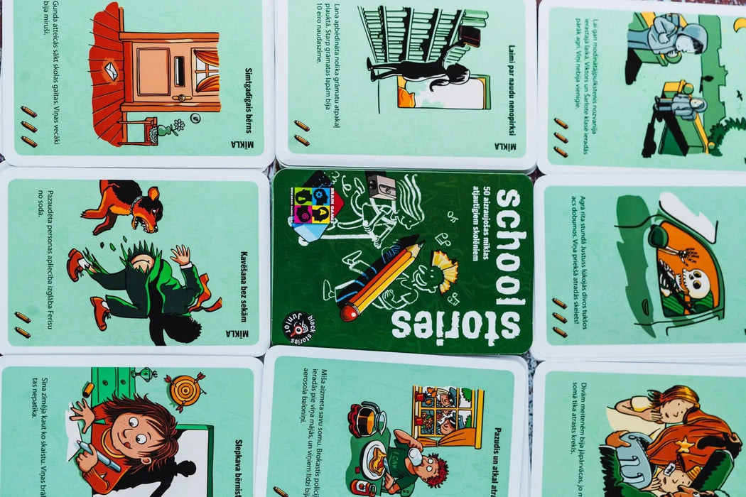 BrainGames galda spēles Black Stories Junior: School Stories
