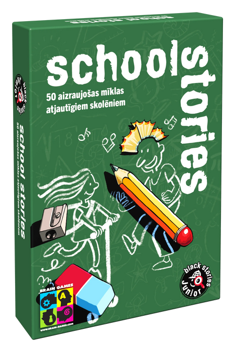Brain Games galda spēles Black Stories Junior: School Stories