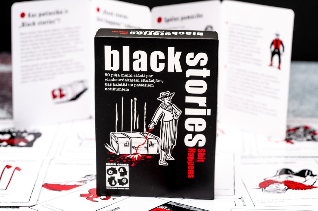 Brain Games galda spēles Black Stories Shit Happens