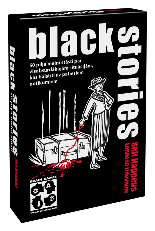 Brain Games galda spēles Black Stories Shit Happens