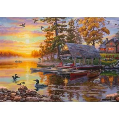 Brain Games LV Boathouse with canoes