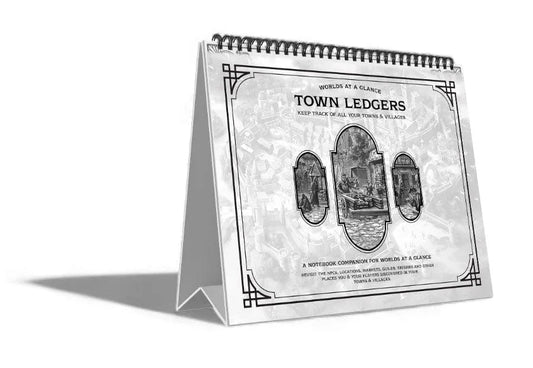 n/a Book:Town Ledger notebook