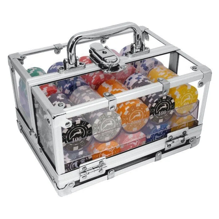 Brain Games LV BOX ALLUMINIO TRASPARENTE 400 chips 14g