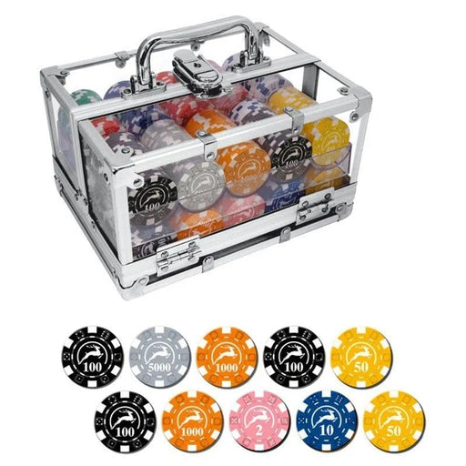 Brain Games LV BOX ALLUMINIO TRASPARENTE 400 chips 14g