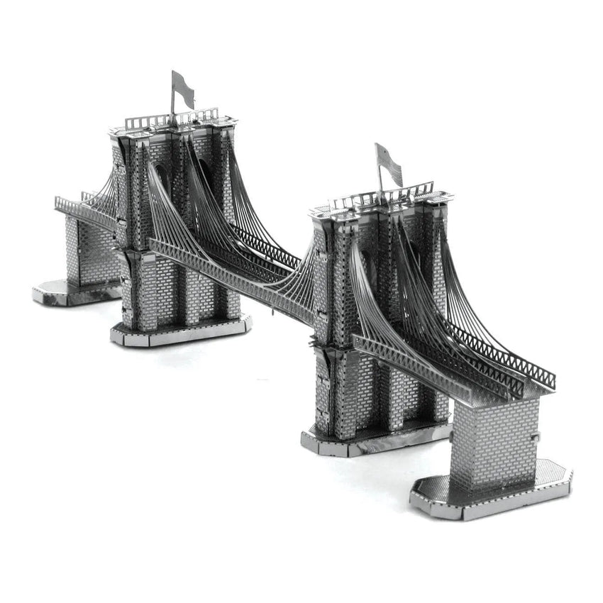 Brain Games LV Mēroga modelis Brooklyn Bridge, metāla konstruktors