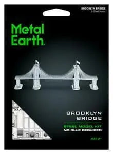 Brain Games LV Mēroga modelis Brooklyn Bridge, metāla konstruktors