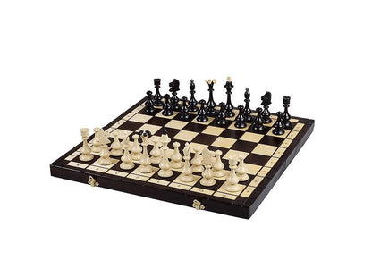 n/a Klasiskās spēles BROWN LARGE KING'S CHESS/insert