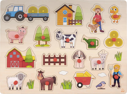 Button puzzle "Farm" - Small