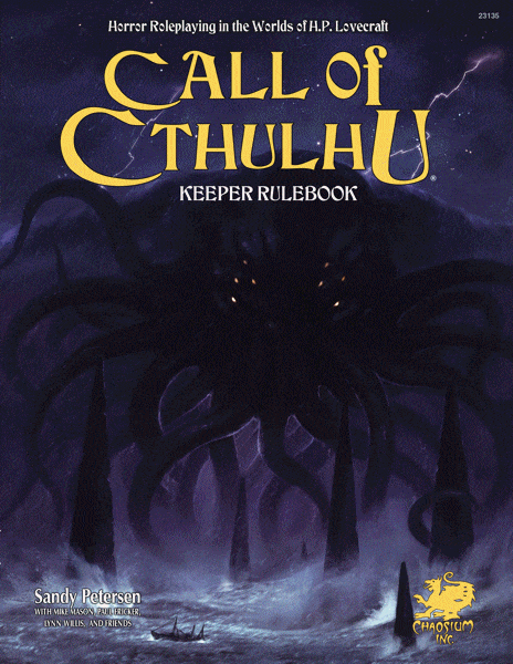 n/a galda spēles Call of Cthulhu RPG Keeper Rulebook 7th Ed.