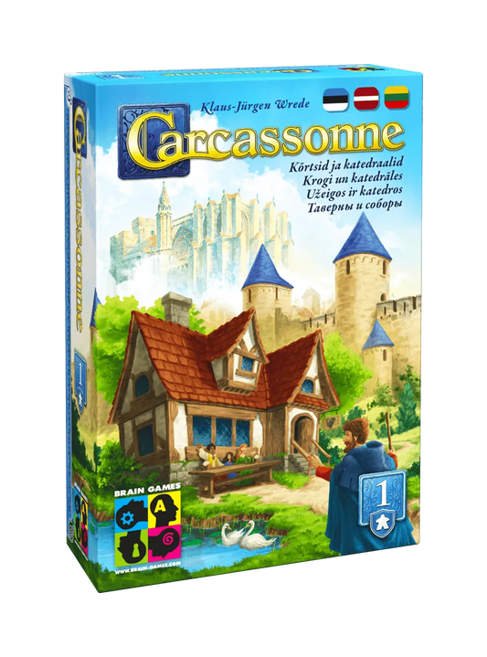 Brain Games LV Carcassonne: 1 Krogi un katedrāles (paplašinājums; 2025)