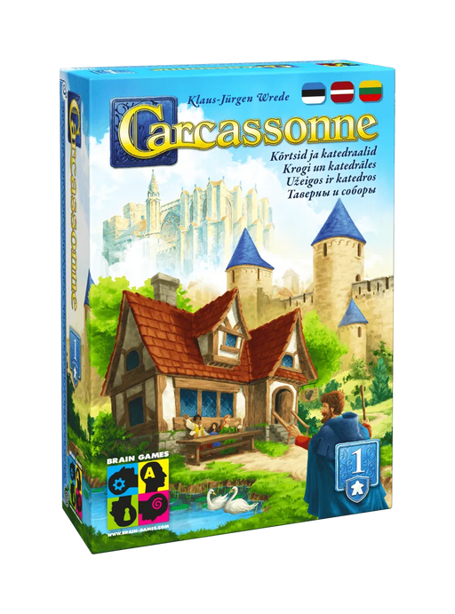 Brain Games LV Carcassonne: 1 Krogi un katedrāles (paplašinājums; 2025)