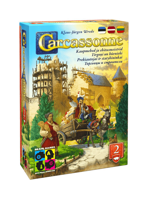 Brain Games LV Carcassonne: 2 Tirgoņi un būvnieki (Paplašinājums; 2025)