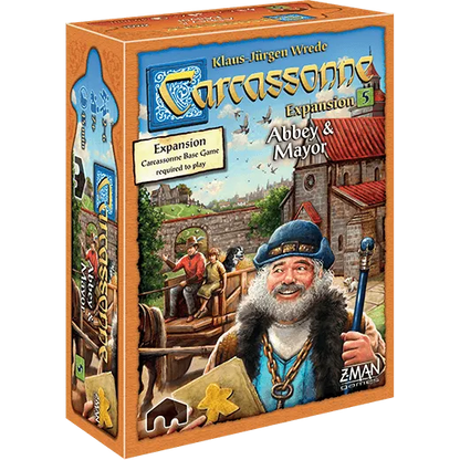 Brain-Games.lv galda spēles Carcassonne #5 Abbey & Mayor (paplašinājums) (Skandināvu)